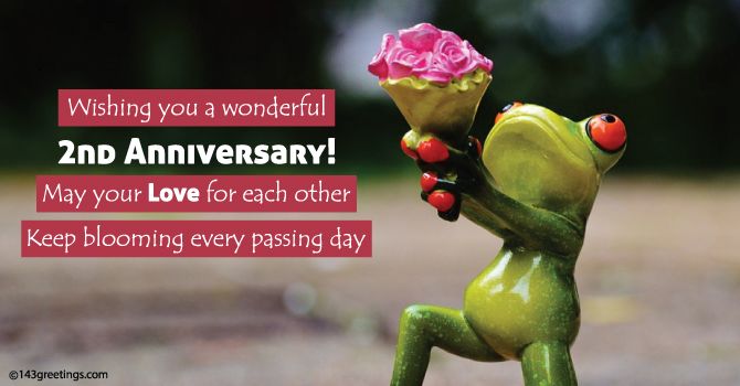 2nd Wedding Anniversary Wishes for Husband