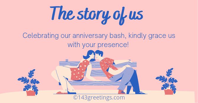 anniversary invitation messages for friends
