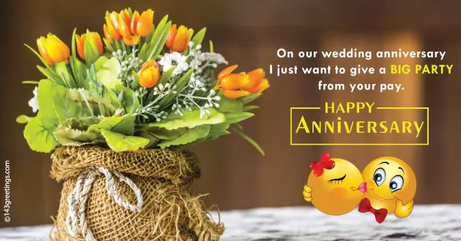 Anniversary Wishes for Husband Funny