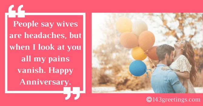 Wedding Anniversary Wishes for Wife