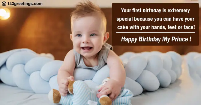 Birthday Wishes for Baby Boy from Mother | 143 Greetings