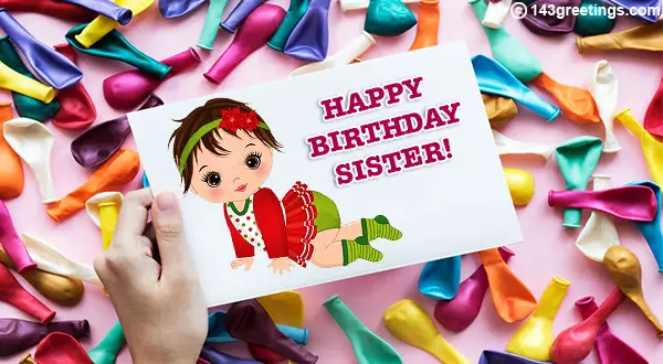 Birthday SMS for Sister