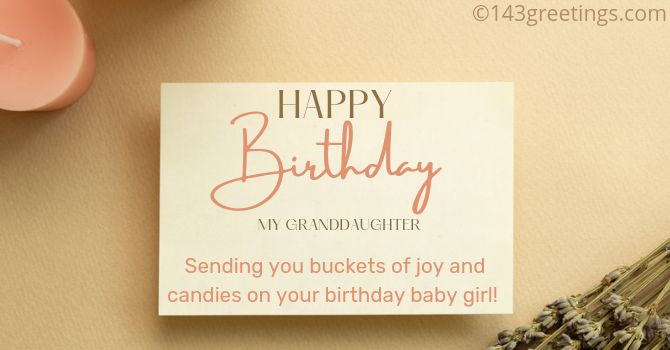 birthday wishes for granddaughter