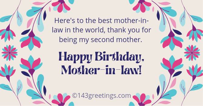 Birthday Wishes for Mother-in-Law