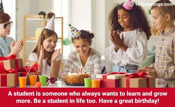 Birthday Wishes for Students