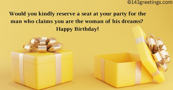 Funny Birthday Wishes for Crush Female