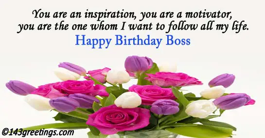 Happy Birthday Wishes for Your Boss | 143 Greetings