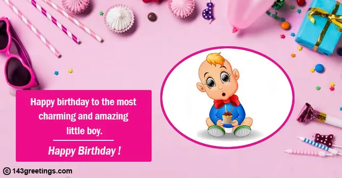Happy Birthday Wishes for Baby Boy