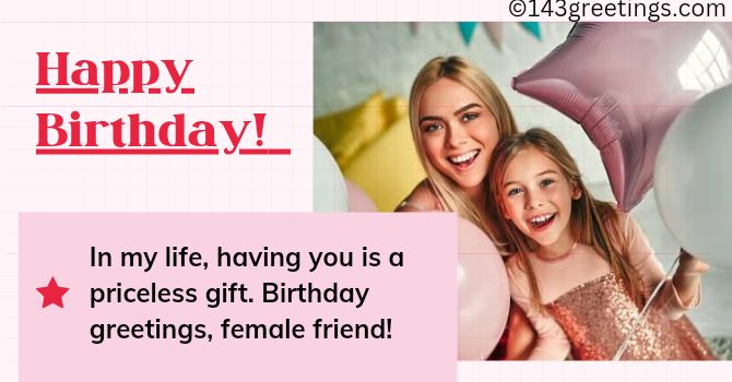 Best Birthday Wishes for Friend Female | 143 Greetings
