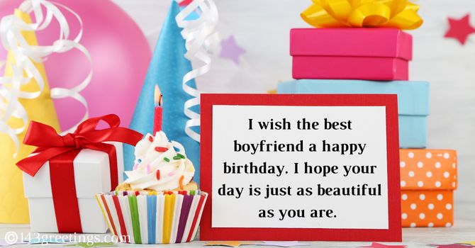 Heart Touching Birthday Wishes for Boyfriend