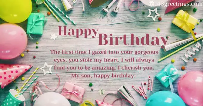 Heartfelt Birthday Wishes for Son from Mom