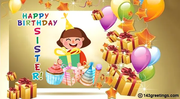 The Best Birthday Wishes For Sister Messages Sms 143 Greetings