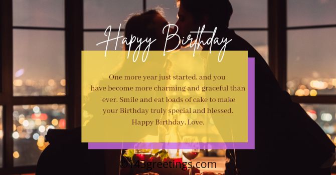 Strong Desire Birthday Wishes for Lover
