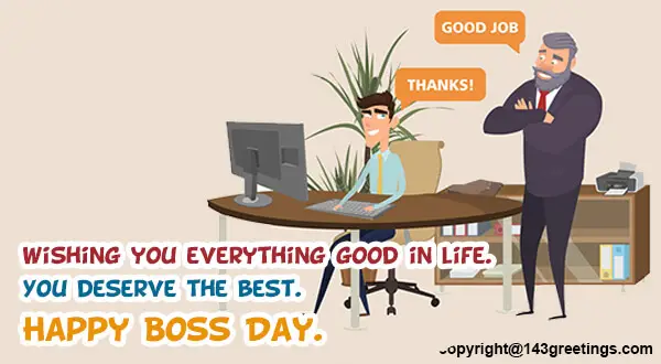 Best Wishes for Boss Day
