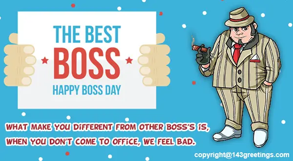 Boss Day Messages