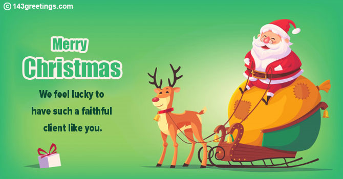 Christmas Messages for Clients