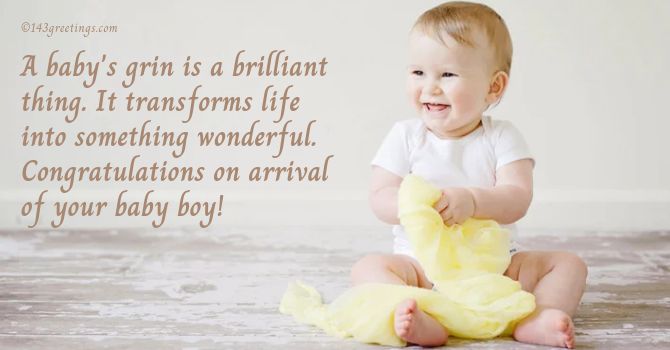 Congratulations for Baby Boy