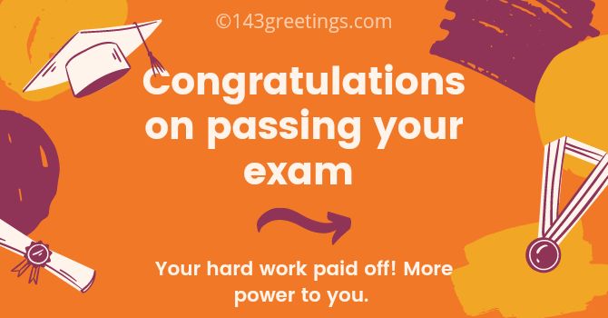 Congratulations on Passing the Board Exam