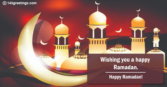 Ramadan Mubarak sms