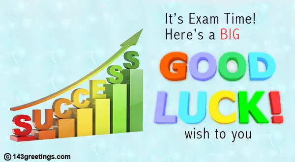 Good Luck Messages for Exams