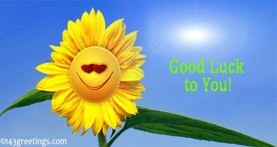 Good Luck Message