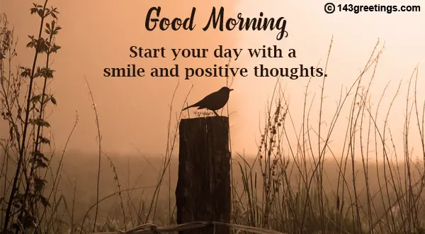 Good Morning Wishes Card