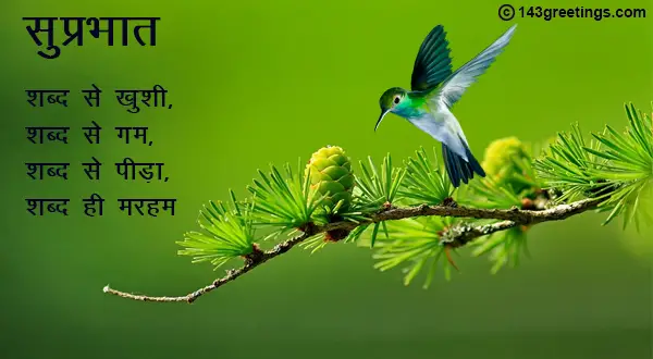 Good Morning Messages in Hindi