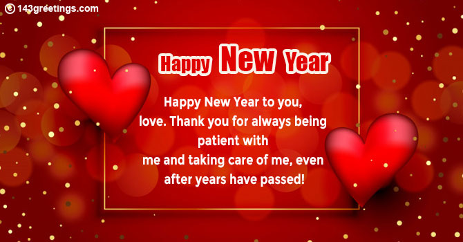Romantic New Year Wishes