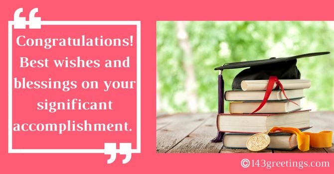 Achievements Graduation Wishes