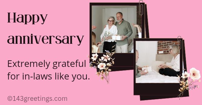 Anniversary Wishes for Parents in Law