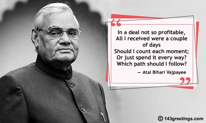 atal bihari vajpayee poem