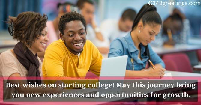 Best Wishes for College