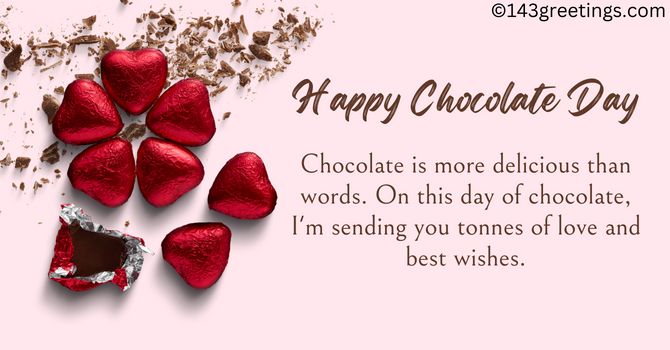 Chocolate Day Message