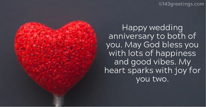 Christian Wedding Anniversary Wishes