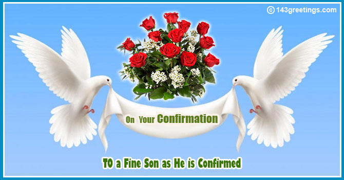 Confirmation Wishes for Son
