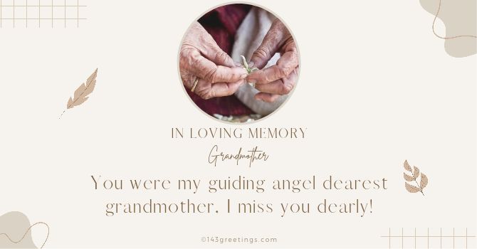 death anniversary messages for grand mother