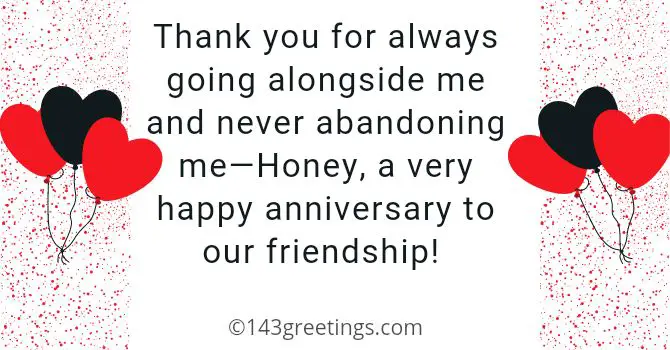 friendship anniversary wishes for girlfriends