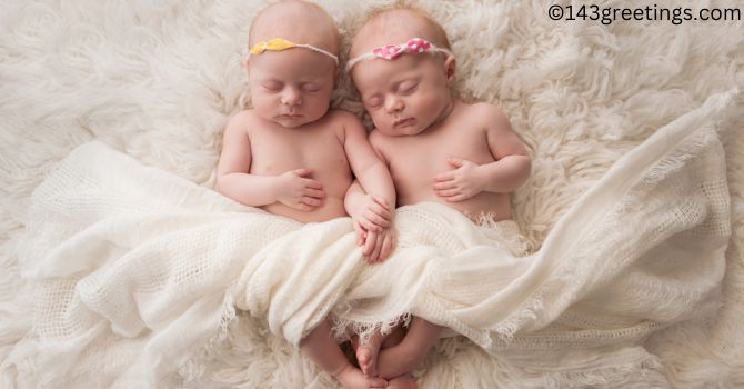 funny baby shower invitation for twins