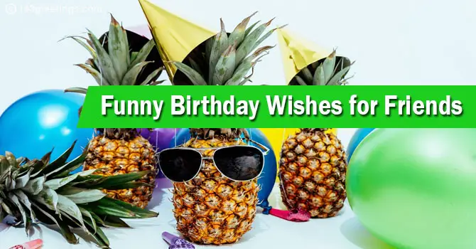 Funny Birthday Wishes for Friends