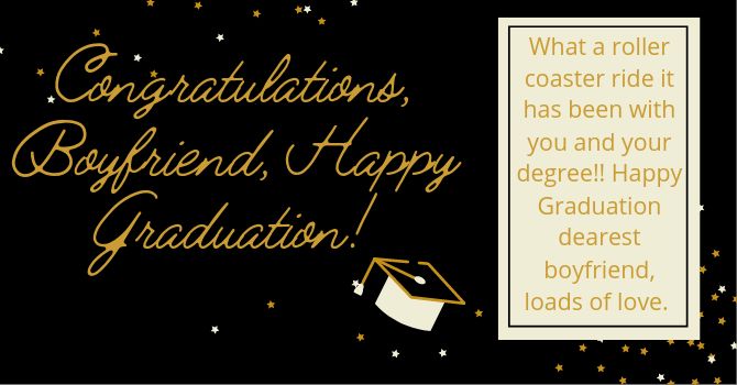 funny graduation wishes for boyfried