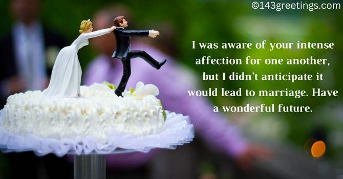 Funny Wedding Wishes for Brother