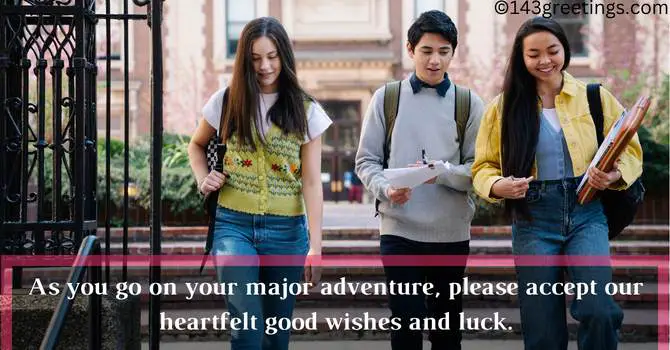 Good Luck Messages for the University Good Luck Messages for the University