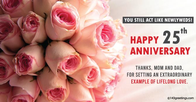 Best Anniversary Wishes Messages For Parents 143 Greetings