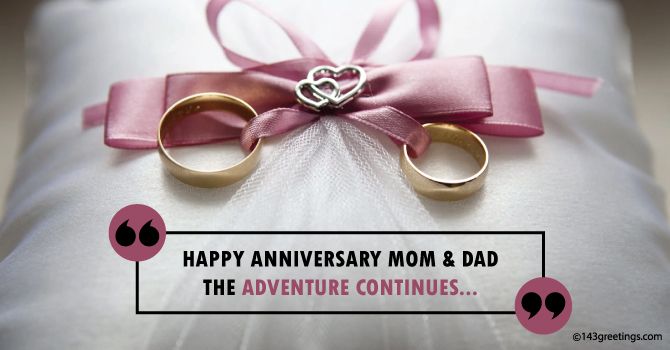 Funny Anniversary Wishes for Parents