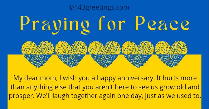 happy anniversary in heaven mom