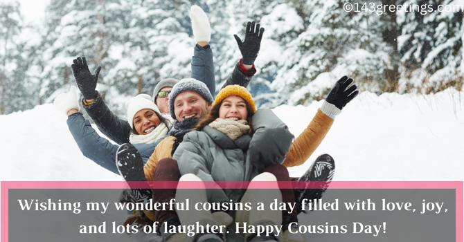 Happy Cousins Day Messages