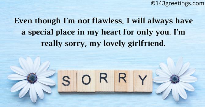 Heart Touching Sorry Messages for Girlfriend