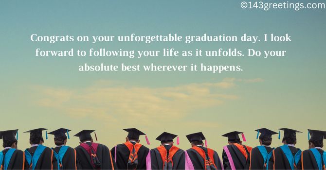 High School Graduation Wishes for Friend