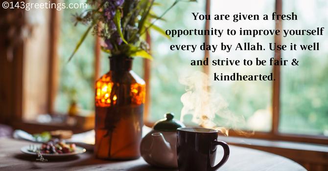 Islamic Good Morning Messages in English