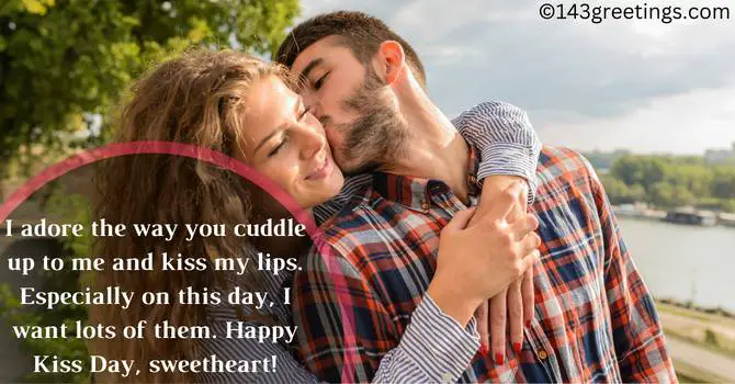 Kiss Day Messages for Girlfriend